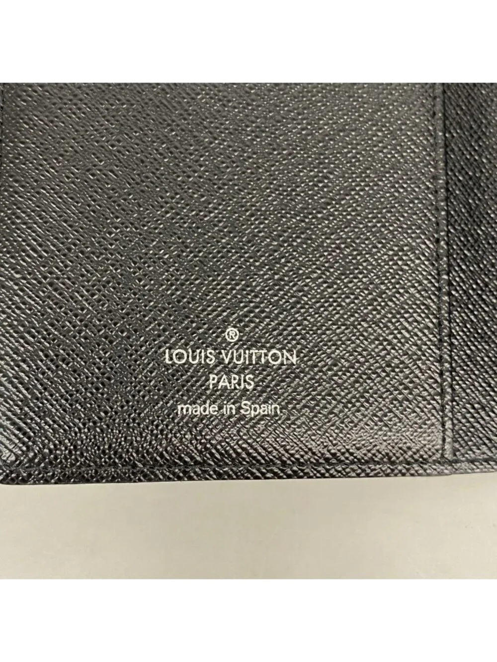 Louis Vuitton Notebook Cover Damier Graphite Agenda Posh Black